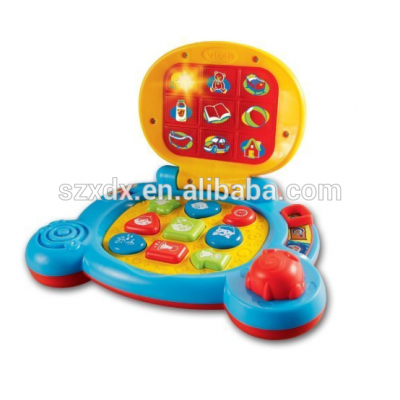 baby's learning laptop fun toy, kids learning machine,OEM toy manufacturer