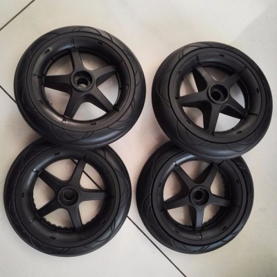 manufacturer supply kinds of wheels EVA+Rubber wheels, pu wheels